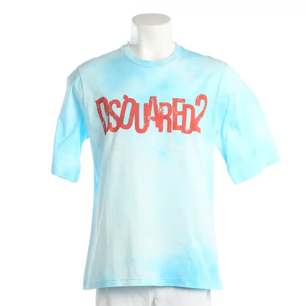 T-Shirt, in Blue, Cotton, Dsquared