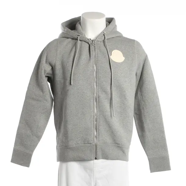 Sweatjacke, in Grau, Baumwolle, Moncler