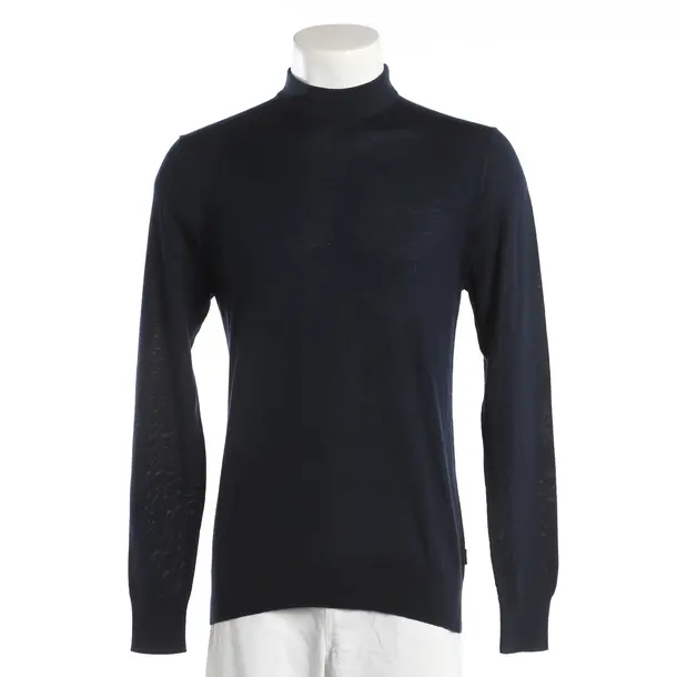 Jumper, in Navy, Wool, Windsor