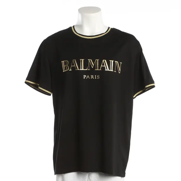 T-Shirt, in Schwarz, Baumwolle, Balmain