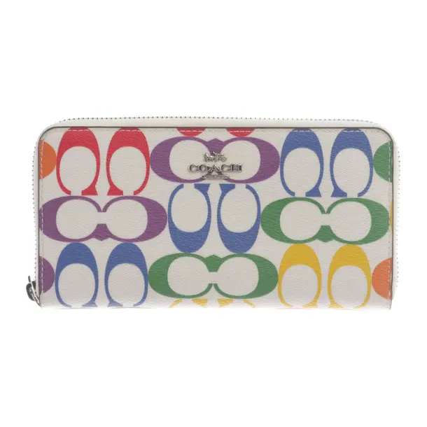 Geldbörse, in Mehrfarbig, Leder, Coach