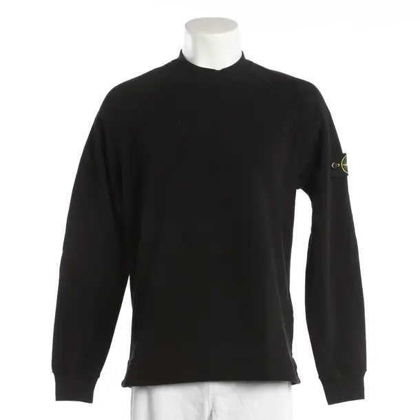 Sweatshirt, in Schwarz, Baumwolle, Stone Island