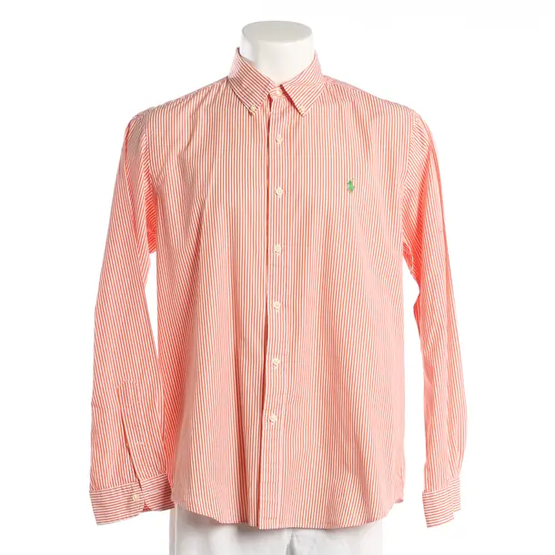 Shirt, in Dark Orange, Cotton, Polo Ralph Lauren