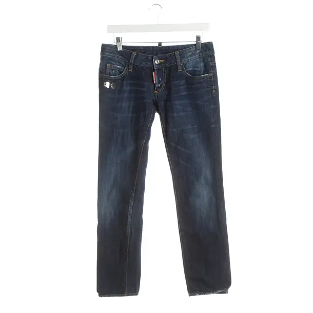 Jeans Straight Fit, in Navy, Baumwolle, Dsquared