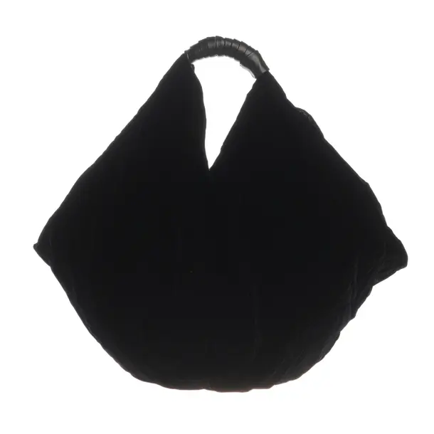 Hobo Bag, in Schwarz, Samt, Giorgio Armani
