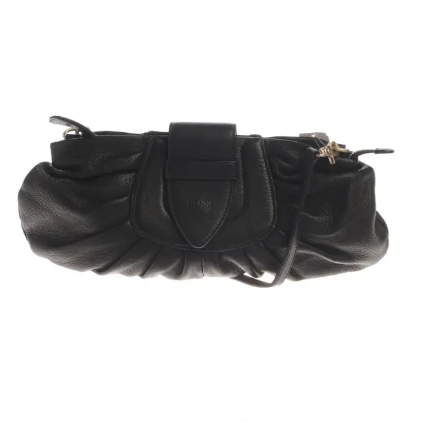 Schultertasche, in Schwarz, Leder, Hugo Boss