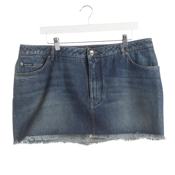 Rock, in Blau, Baumwolle, Dolce & Gabbana