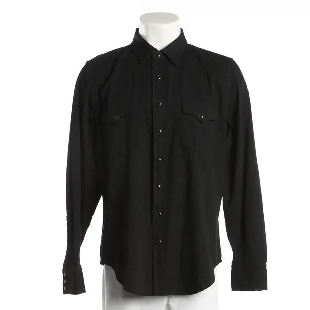 Hemd, in Schwarz, Baumwolle, Saint Laurent