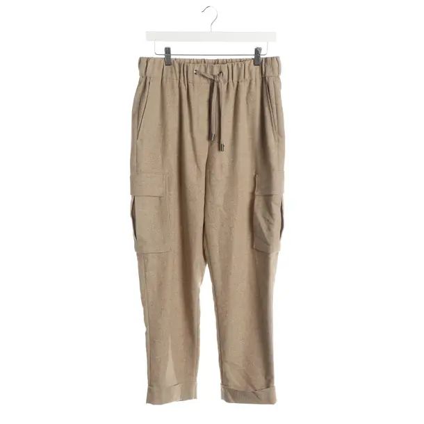 Hose, in Camel, Wolle, Peserico