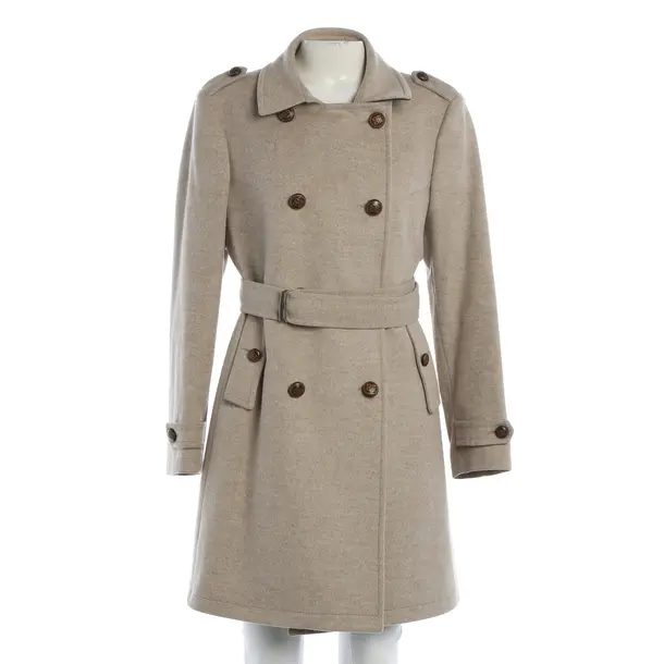 Übergangsmantel, in Beige, Wolle, Tagliatore