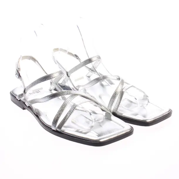 Strappy Sandals, in Silver, Högl