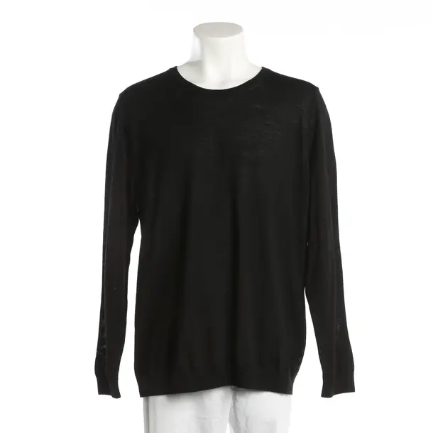 Jumper, in Black, Wool, Hugo Boss Black Label