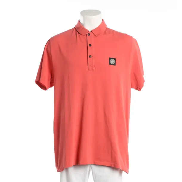 Polo Shirt, in Light Red, Cotton, Stone Island