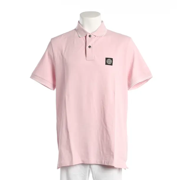Poloshirt, in Hellrosa, Baumwolle, Stone Island