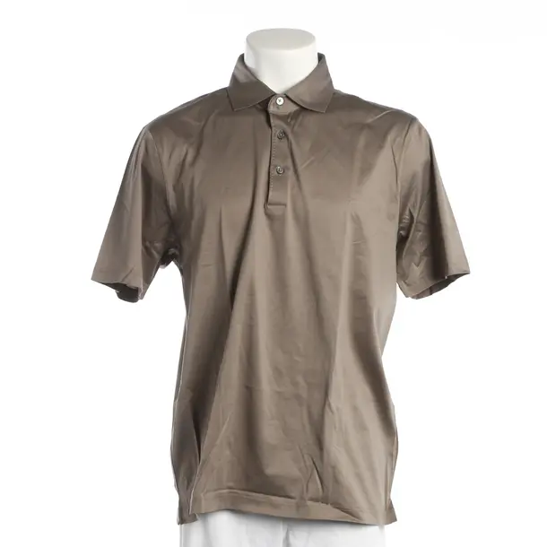 Poloshirt, in Braun, Baumwolle, Gran Sasso