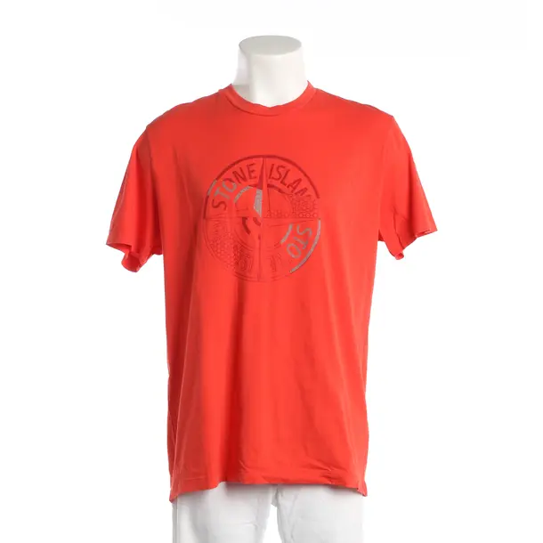 T-Shirt, in Red, Cotton, Stone Island