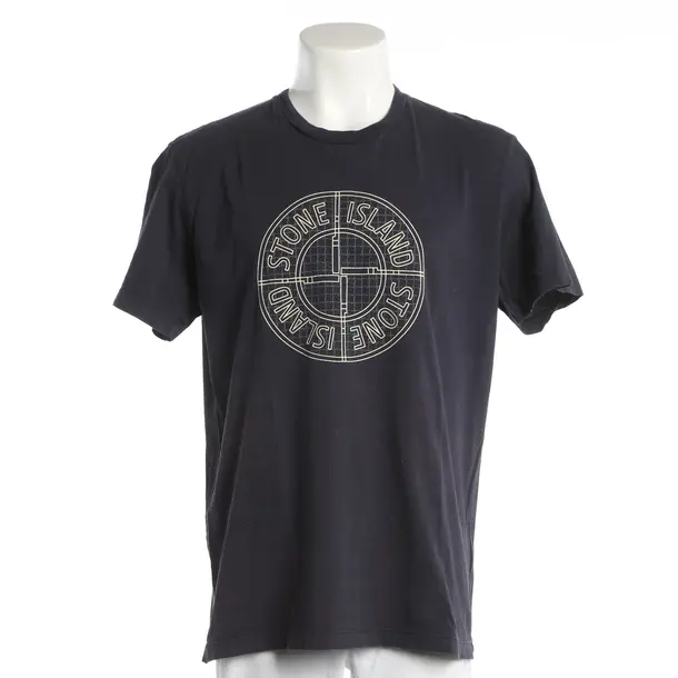 T-Shirt, in Navy, Baumwolle, Stone Island