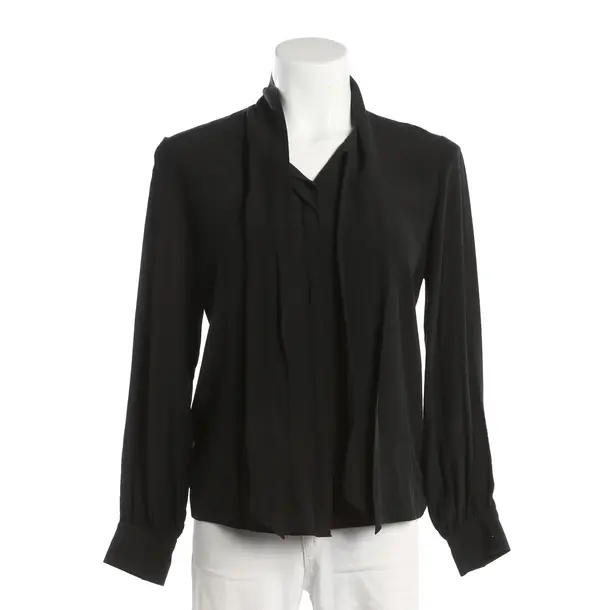 Camicetta, in Nero, Seta, Chiuso
