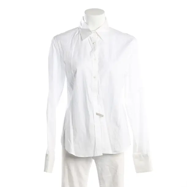 Bluse, in Weiß, Baumwolle, Max Mara