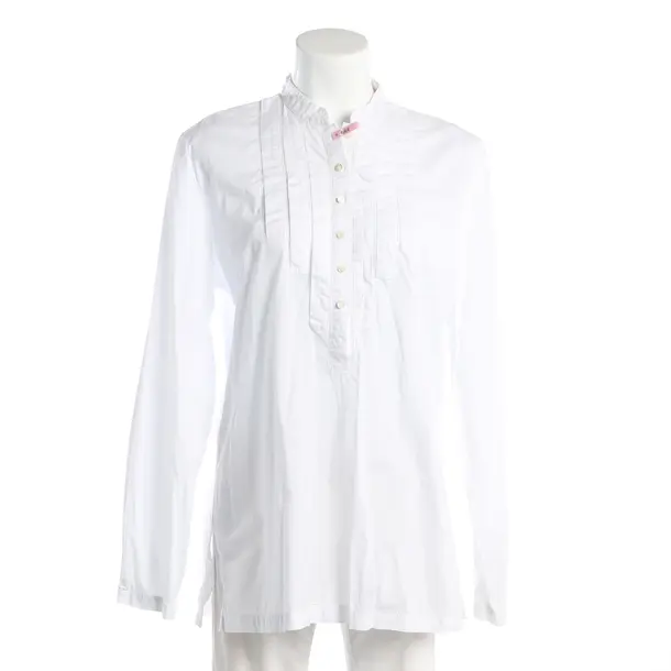 Blouse, in White, Cotton, Bogner