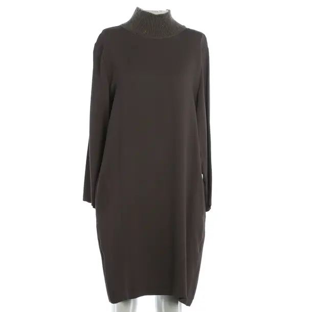 Dress, in Brown, Polyester, Fabiana Filippi
