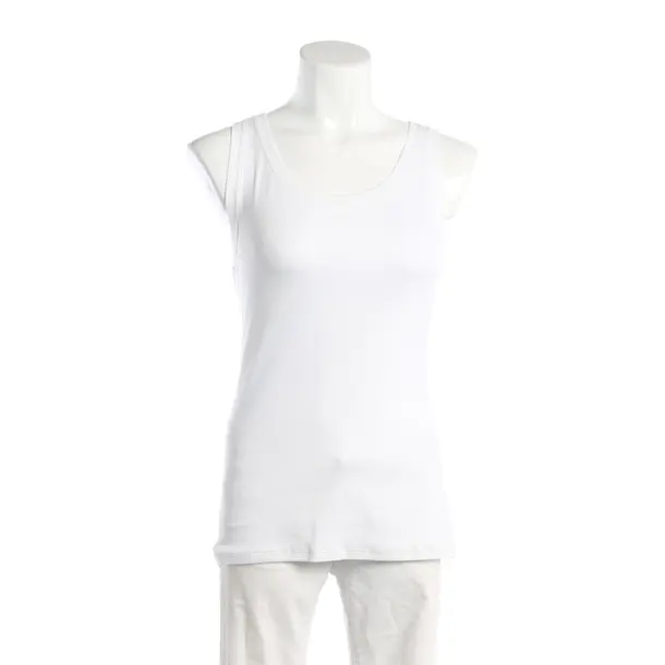 Top, in Weiß, Baumwolle, Peserico