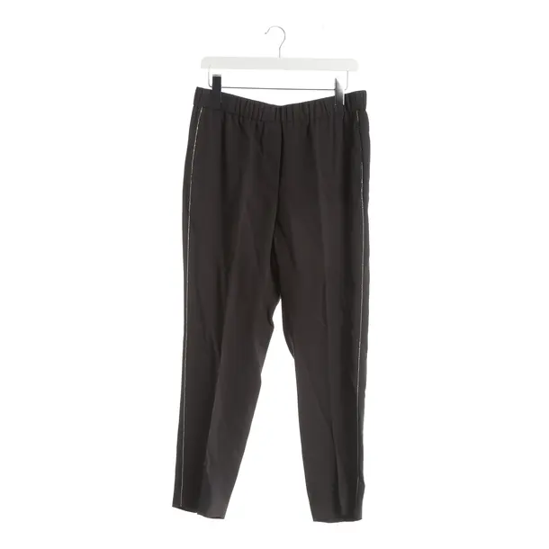 Hose, in Dunkelgrau, Viskose, Peserico