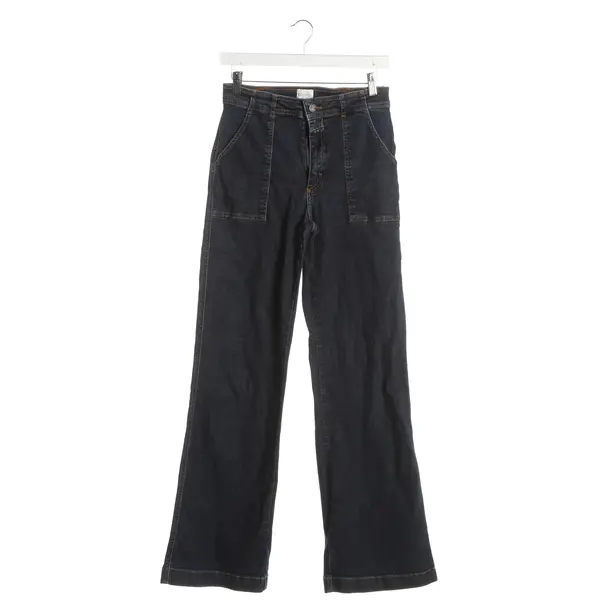 Jeans Flared, in Navy, Baumwolle, Closed