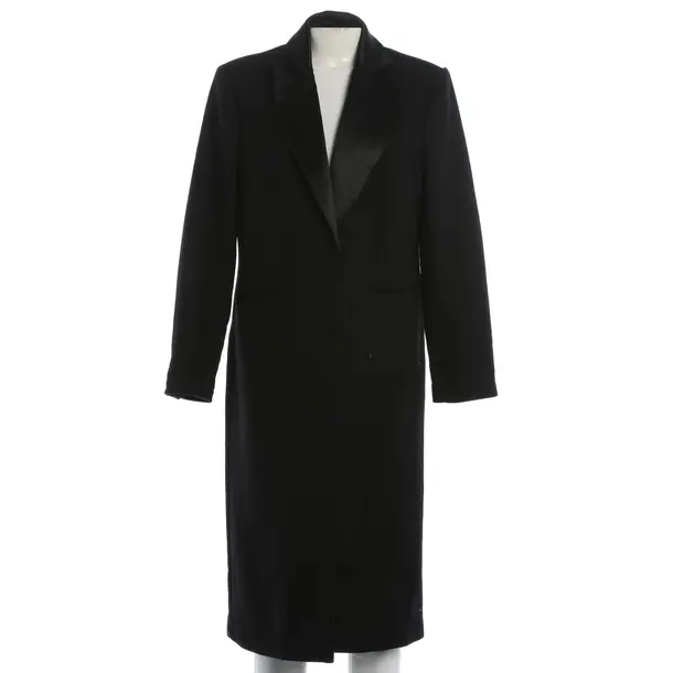 Übergangsmantel, in Schwarz, Wolle, Anine Bing