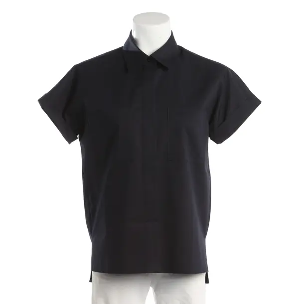 Blouse, in Navy, Cotton, Hugo Boss Black Label