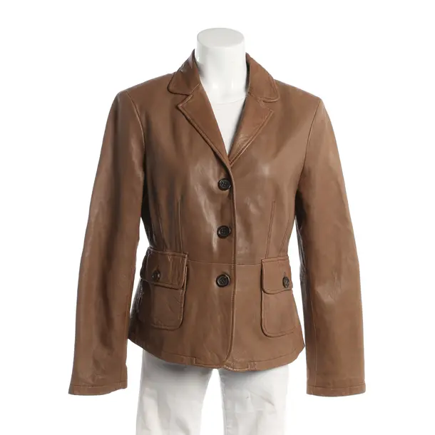 Blazer, in Brown, Leather, Marc O'Polo