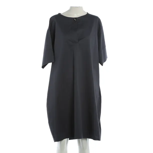 Dress, in Navy, Cotton, Peserico