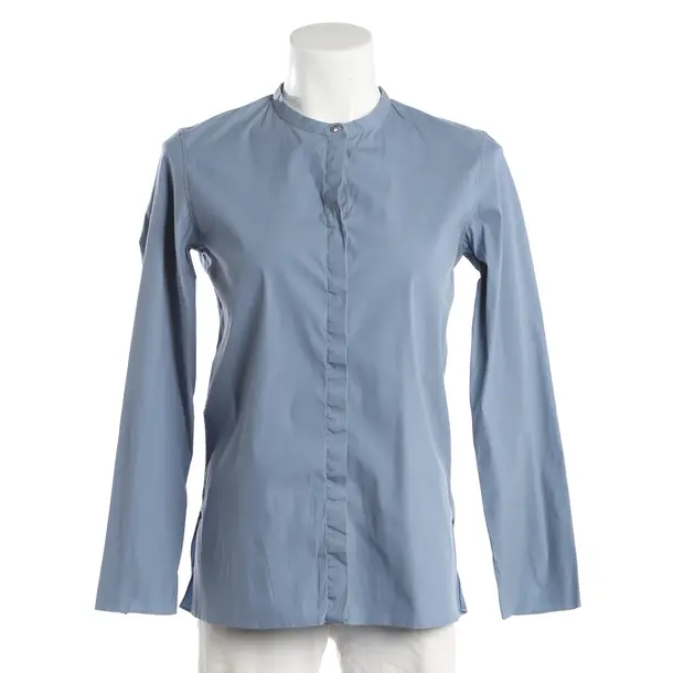 Bluse, in Blau, Baumwolle, Max Mara