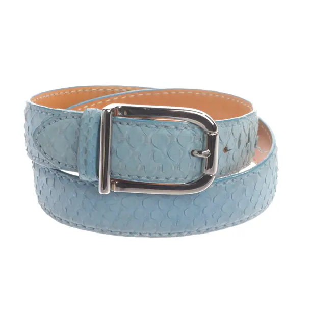 Gürtel, in Blau, Leder, Reptile´s House