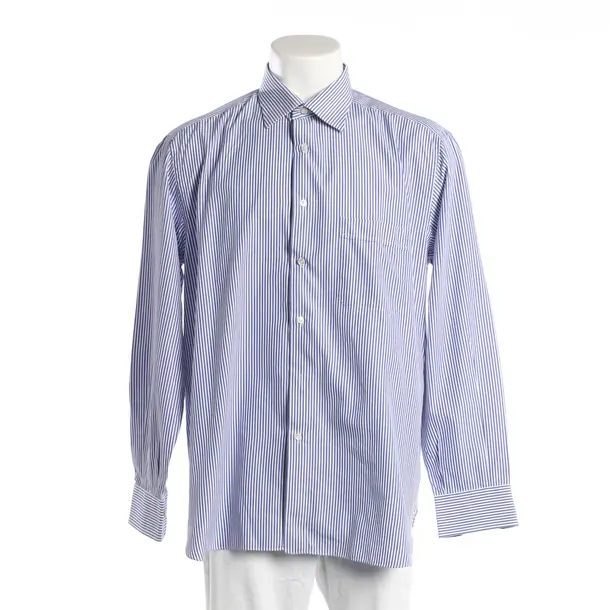 Shirt, in Navy, Cotton, Brioni