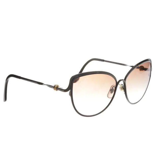 Sonnenbrille, in Braun, Kunststoff / Metall, Cartier