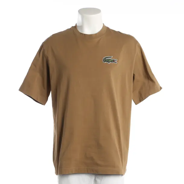 T-Shirt, in Hellbraun, Baumwolle, Lacoste