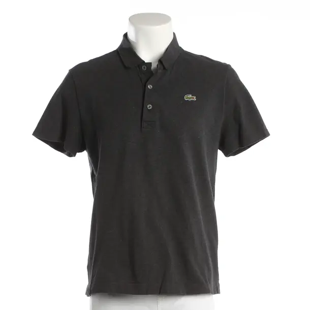 Poloshirt, in Dunkelgrau, Baumwolle, Lacoste