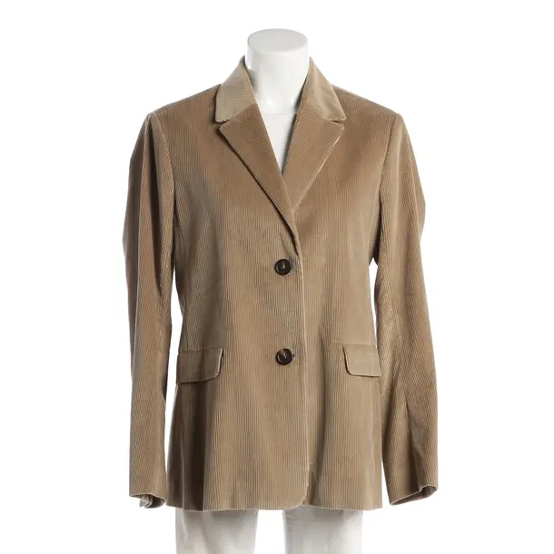 Blazer, in Beige, Baumwolle, Max Mara