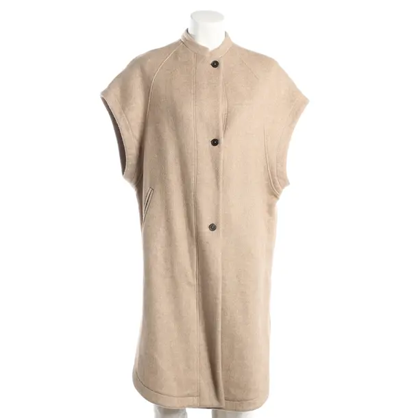 Weste, in Camel, Wolle, Windsor