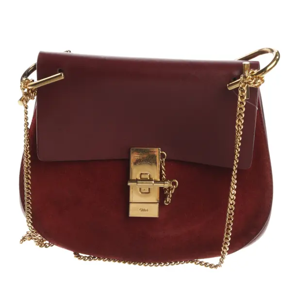 Umhängetasche, in Rot, Leder, Chloé