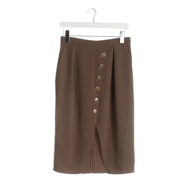 Skirt, in Brown, Polyester, Elisabetta Franchi