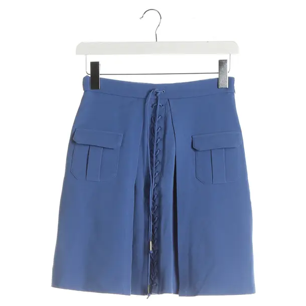 Skirt, in Blue, Polyester, Elisabetta Franchi