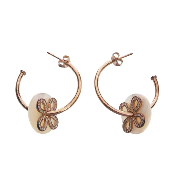 Ohrringe, in Roségold, 925er Sterling Silber, Thomas Sabo