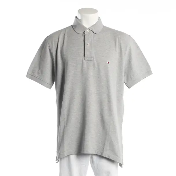 Poloshirt, in Grau, Baumwolle, Tommy Hilfiger