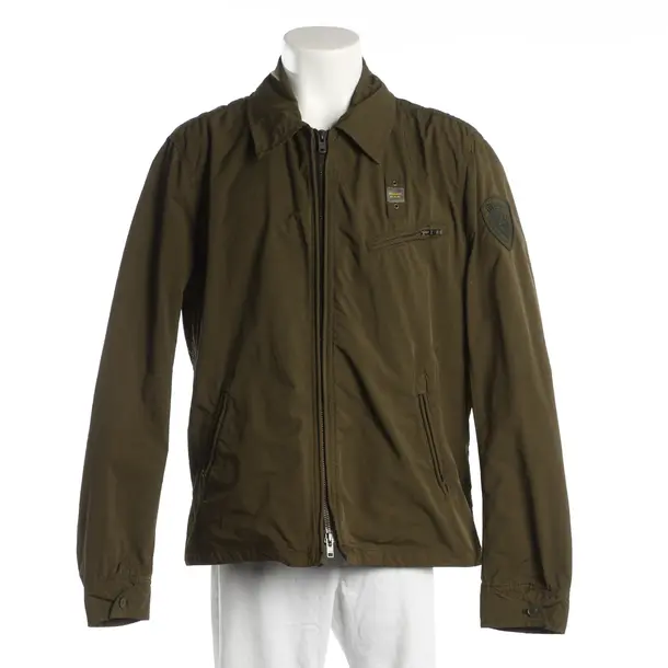 Giacca estiva, in Verde scuro, Poliestere, Blu USA