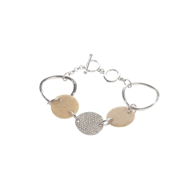 Armband, in Silber, Metall (metallisch, metallisiert), Swarovski