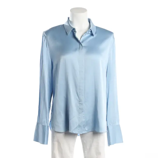 Blouse, in Blue, Silk, Herzensangelegenheit
