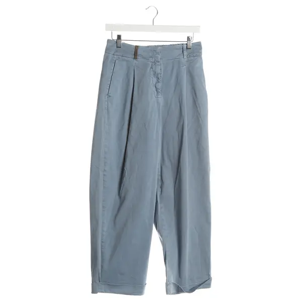 Pants, in Light Blue, Cotton, Peserico