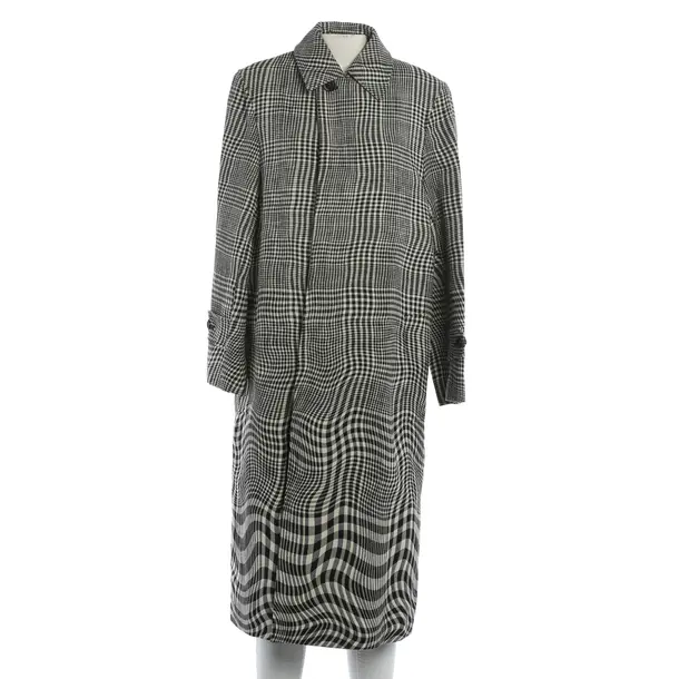 Mid-Season Coat, in Black, Silk, Burberry